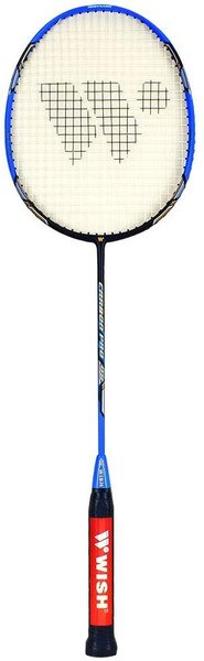 Carbon Pro 98 Badminton Racket: Close-up of front of racket